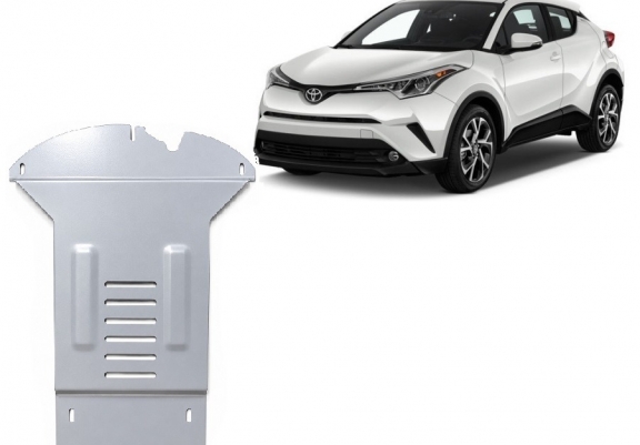 Scut antifurt din aluminiu pentru catalizator Toyota C-HR